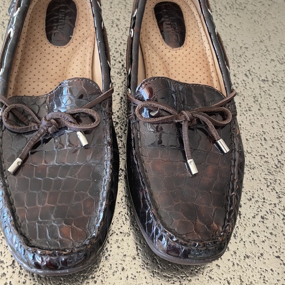 SPERRY TOP SIDERS SHINY BROWN - Picture 2 of 6